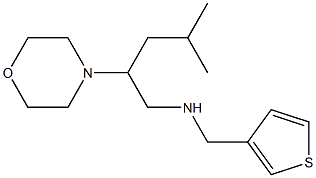 [4-methyl-2-(morpholin-4-yl)pentyl](thiophen-3-ylmethyl)amine Struktur