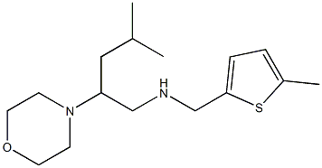 [4-methyl-2-(morpholin-4-yl)pentyl][(5-methylthiophen-2-yl)methyl]amine Struktur