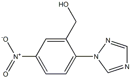 [5-nitro-2-(1H-1,2,4-triazol-1-yl)phenyl]methanol Struktur