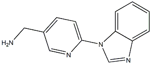 [6-(1H-benzimidazol-1-yl)pyridin-3-yl]methylamine Struktur