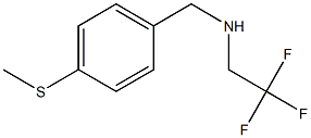 {[4-(methylsulfanyl)phenyl]methyl}(2,2,2-trifluoroethyl)amine Struktur