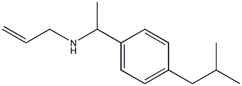 {1-[4-(2-methylpropyl)phenyl]ethyl}(prop-2-en-1-yl)amine Struktur