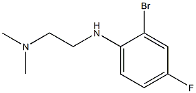 {2-[(2-bromo-4-fluorophenyl)amino]ethyl}dimethylamine Struktur