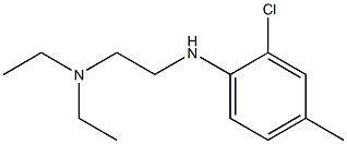 {2-[(2-chloro-4-methylphenyl)amino]ethyl}diethylamine Struktur