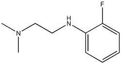 {2-[(2-fluorophenyl)amino]ethyl}dimethylamine Struktur