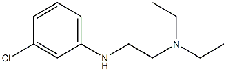 {2-[(3-chlorophenyl)amino]ethyl}diethylamine Struktur