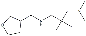 {2-[(dimethylamino)methyl]-2-methylpropyl}(oxolan-3-ylmethyl)amine Struktur