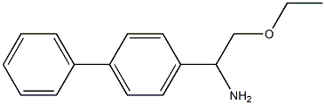 1-(1,1'-biphenyl-4-yl)-2-ethoxyethanamine Struktur