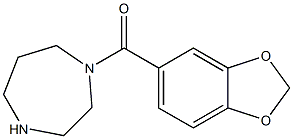 1-(1,3-benzodioxol-5-ylcarbonyl)-1,4-diazepane Struktur