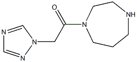 1-(1,4-diazepan-1-yl)-2-(1H-1,2,4-triazol-1-yl)ethan-1-one Struktur