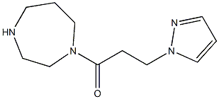 1-(1,4-diazepan-1-yl)-3-(1H-pyrazol-1-yl)propan-1-one Struktur