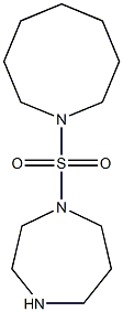 1-(1,4-diazepane-1-sulfonyl)azocane Struktur