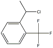 1-(1-chloroethyl)-2-(trifluoromethyl)benzene Struktur