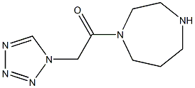 1-(1H-tetrazol-1-ylacetyl)-1,4-diazepane Struktur