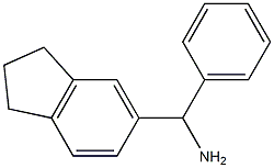 1-(2,3-dihydro-1H-inden-5-yl)-1-phenylmethanamine Struktur