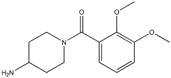 1-(2,3-dimethoxybenzoyl)piperidin-4-amine Struktur