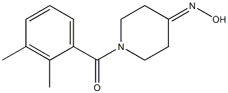 1-(2,3-dimethylbenzoyl)piperidin-4-one oxime Struktur