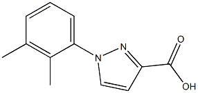 1-(2,3-dimethylphenyl)-1H-pyrazole-3-carboxylic acid Struktur