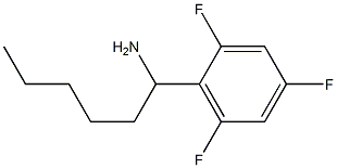 1-(2,4,6-trifluorophenyl)hexan-1-amine Struktur