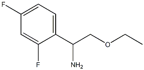 1-(2,4-difluorophenyl)-2-ethoxyethanamine Struktur