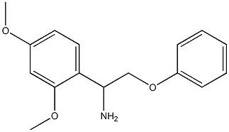 1-(2,4-dimethoxyphenyl)-2-phenoxyethanamine Struktur