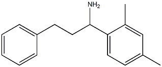 1-(2,4-dimethylphenyl)-3-phenylpropan-1-amine Struktur