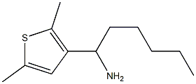 1-(2,5-dimethylthiophen-3-yl)hexan-1-amine Struktur