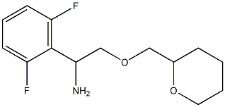 1-(2,6-difluorophenyl)-2-(oxan-2-ylmethoxy)ethan-1-amine Struktur