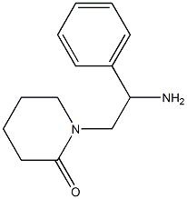 1-(2-amino-2-phenylethyl)piperidin-2-one Struktur