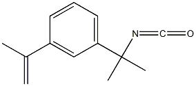 1-(2-isocyanatopropan-2-yl)-3-(prop-1-en-2-yl)benzene Struktur