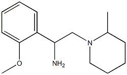 1-(2-methoxyphenyl)-2-(2-methylpiperidin-1-yl)ethanamine Struktur