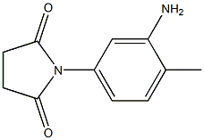 1-(3-amino-4-methylphenyl)pyrrolidine-2,5-dione Struktur