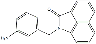 1-(3-aminobenzyl)benzo[cd]indol-2(1H)-one Struktur