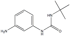 1-(3-aminophenyl)-3-tert-butylurea Struktur