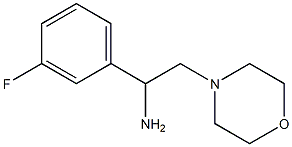 1-(3-fluorophenyl)-2-(morpholin-4-yl)ethan-1-amine Struktur