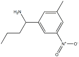 1-(3-methyl-5-nitrophenyl)butan-1-amine Struktur