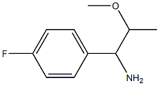 1-(4-fluorophenyl)-2-methoxypropan-1-amine Struktur