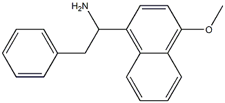 1-(4-methoxynaphthalen-1-yl)-2-phenylethan-1-amine Struktur