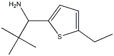 1-(5-ethylthiophen-2-yl)-2,2-dimethylpropan-1-amine Struktur