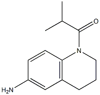 1-(6-amino-1,2,3,4-tetrahydroquinolin-1-yl)-2-methylpropan-1-one Struktur