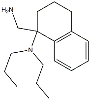 1-(aminomethyl)-N,N-dipropyl-1,2,3,4-tetrahydronaphthalen-1-amine Struktur