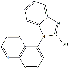 1-(quinolin-5-yl)-1H-1,3-benzodiazole-2-thiol Struktur