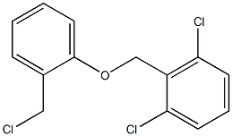 1,3-dichloro-2-[2-(chloromethyl)phenoxymethyl]benzene Struktur