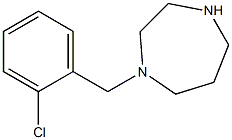 1-[(2-chlorophenyl)methyl]-1,4-diazepane Struktur