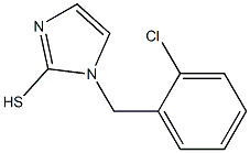 1-[(2-chlorophenyl)methyl]-1H-imidazole-2-thiol Struktur