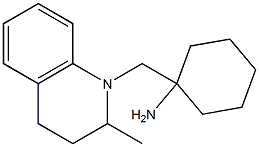 1-[(2-methyl-1,2,3,4-tetrahydroquinolin-1-yl)methyl]cyclohexan-1-amine Struktur