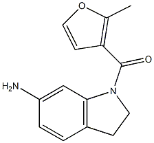 1-[(2-methylfuran-3-yl)carbonyl]-2,3-dihydro-1H-indol-6-amine Struktur