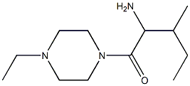 1-[(4-ethylpiperazin-1-yl)carbonyl]-2-methylbutylamine Struktur