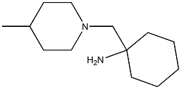 1-[(4-methylpiperidin-1-yl)methyl]cyclohexan-1-amine Struktur