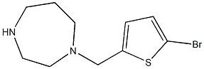 1-[(5-bromothiophen-2-yl)methyl]-1,4-diazepane Struktur